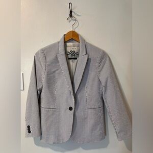 J.Crew classic seersucker blazer